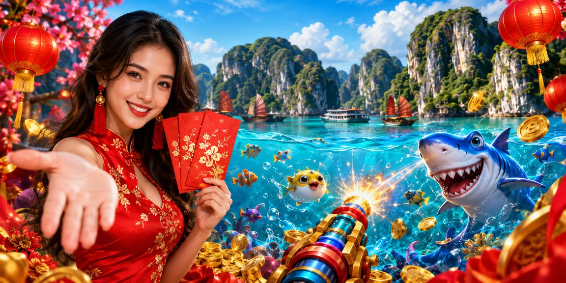 Khung cảnh lễ hội lồng đèn biển Hạ Long về đêm